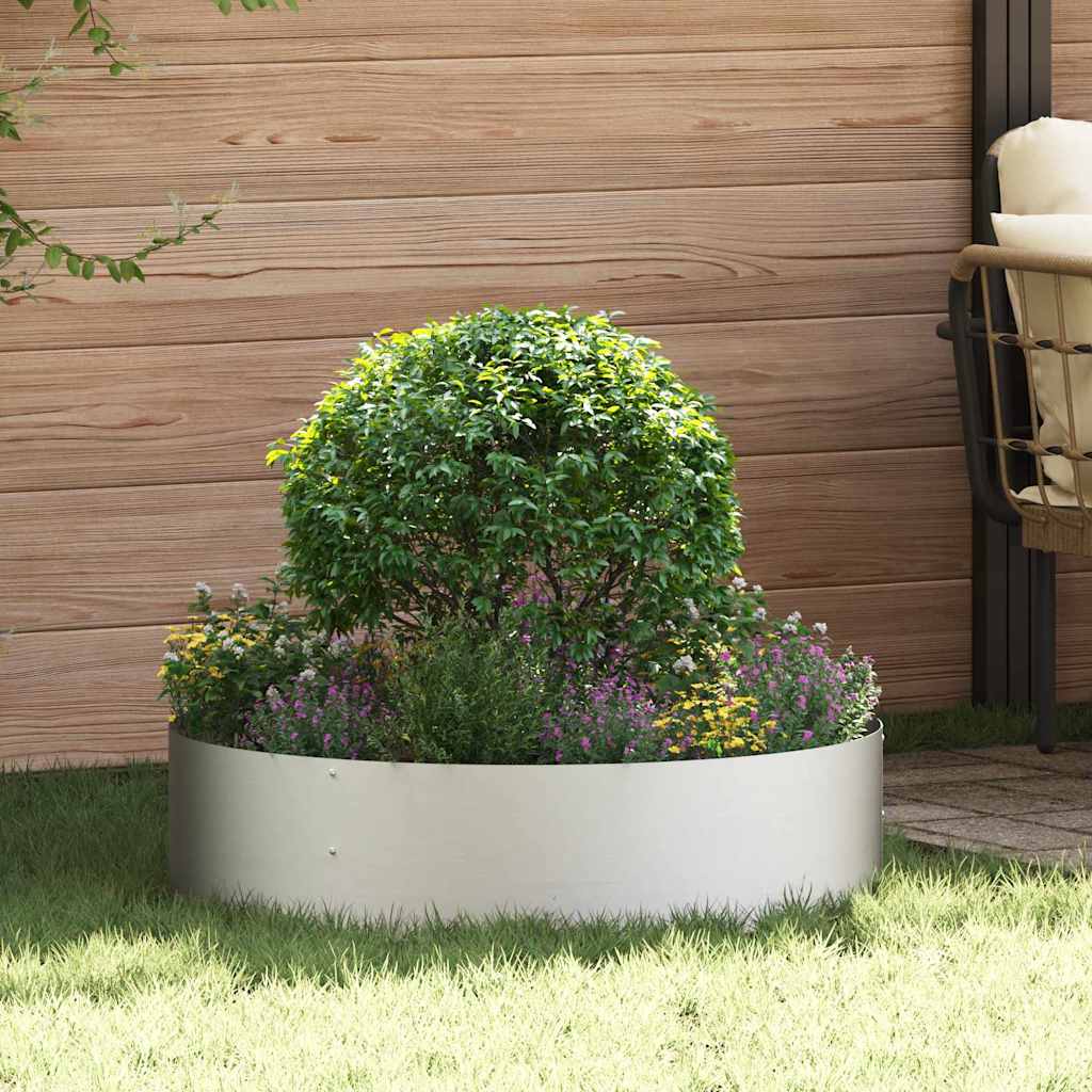 Pflanzenring Silber 120 X 120 X 20 Cm Er Stahl