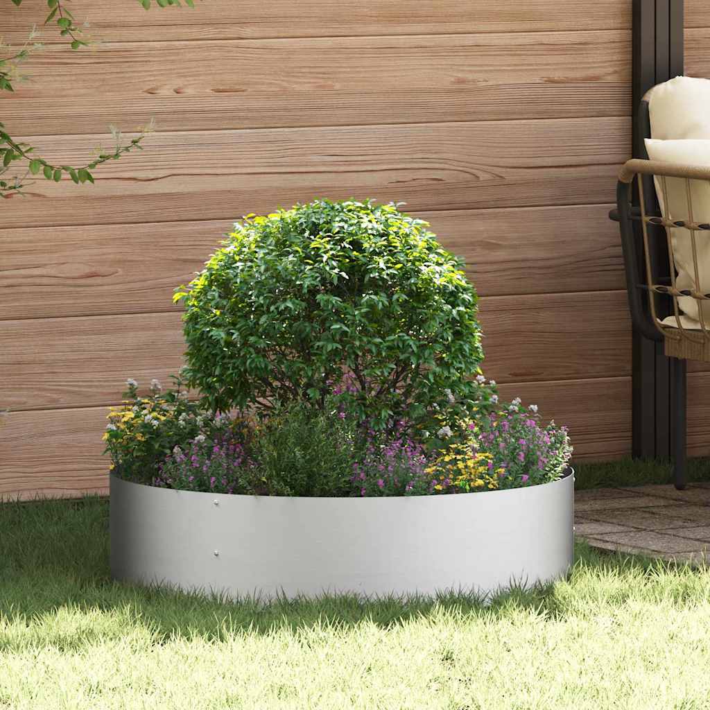 Pflanzenring Silber 120 X 120 X 20 Cm Er Stahl