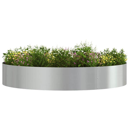 Pflanzenring Silber 120 X 120 X 20 Cm Er Stahl
