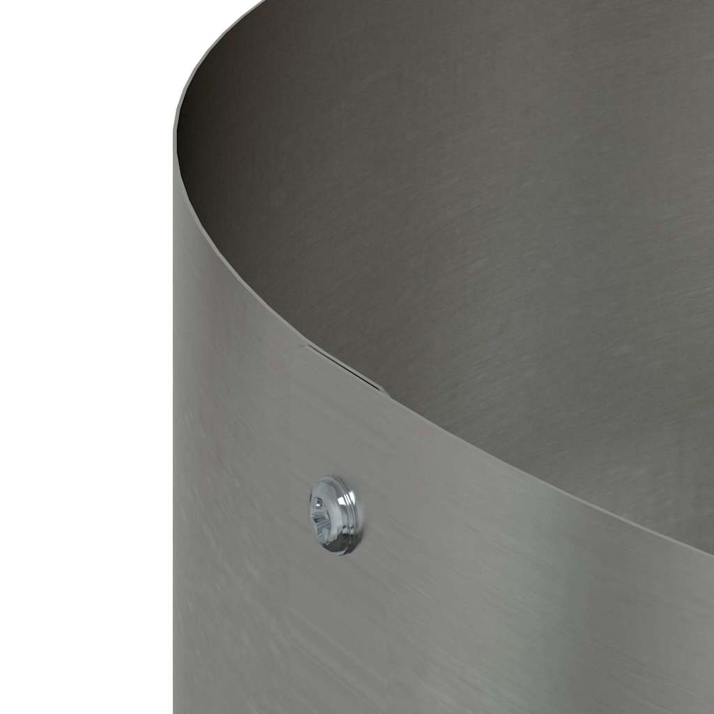 Pflanzenring 5 Pcs Silber 120 X 120 X 20 Cm Verzinkter Stahl