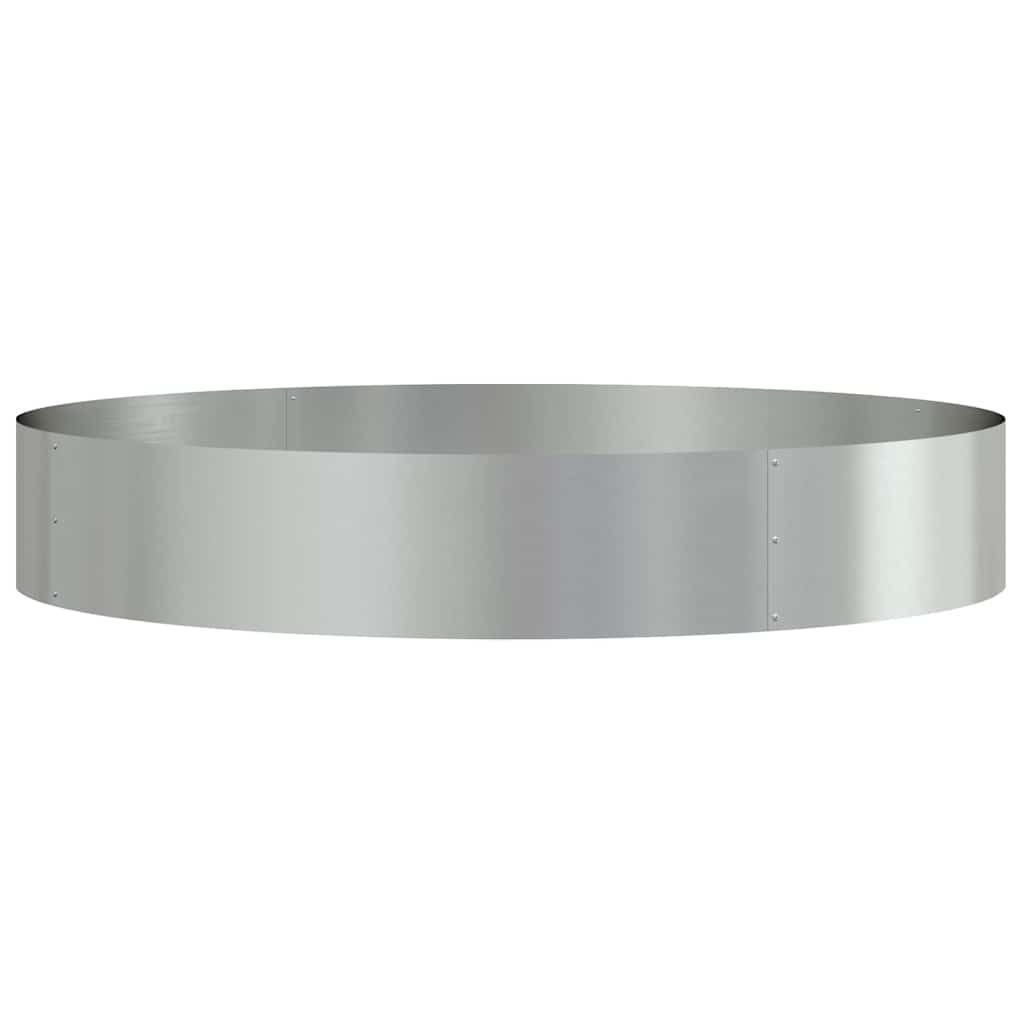 Pflanzenring 5 Pcs Silber 120 X 120 X 20 Cm Verzinkter Stahl