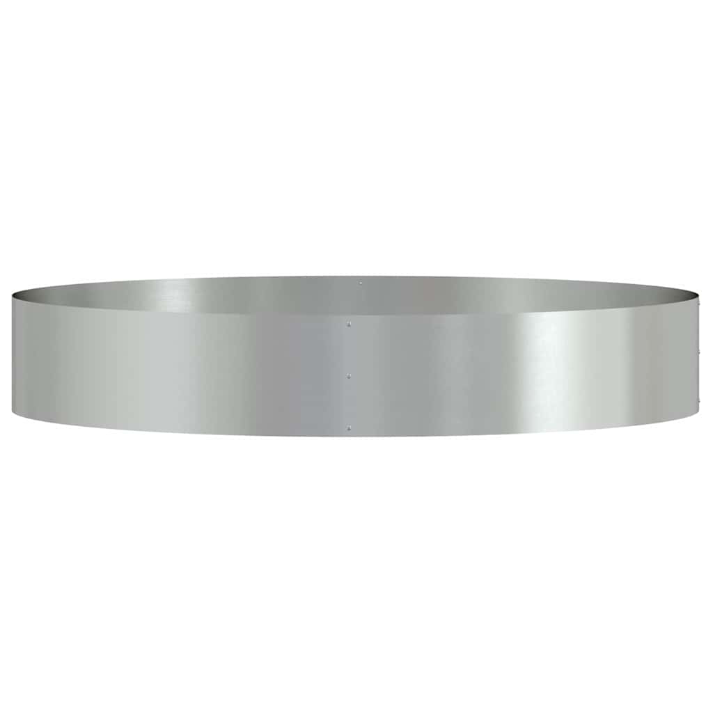 Pflanzenring 5 Pcs Silber 120 X 120 X 20 Cm Verzinkter Stahl
