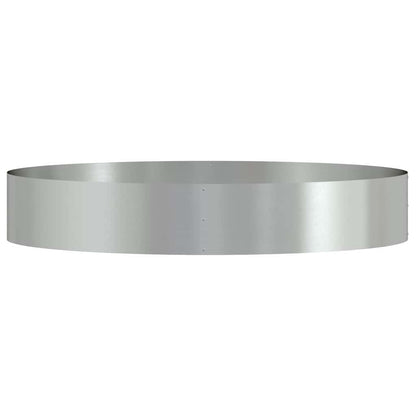 Pflanzenring 5 Pcs Silber 120 X 120 X 20 Cm Verzinkter Stahl