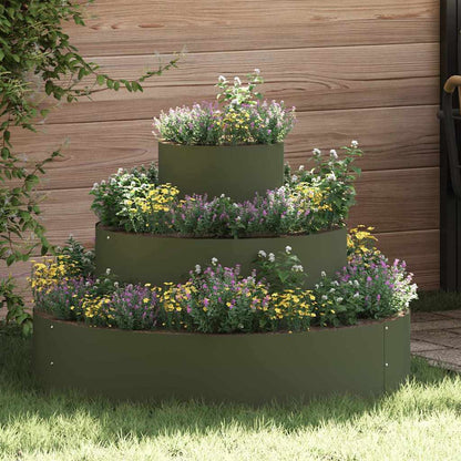Garten-Pflanzgefäß Rostig 120 X 120 X 20 Cm