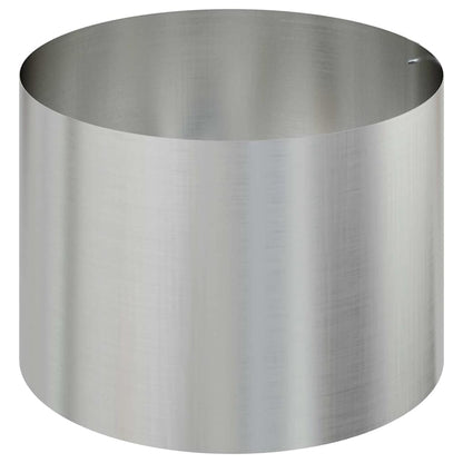 Garten-Pflanzgefäß Silber 90 X 90 X 20 Cm Verzinkter Stahl