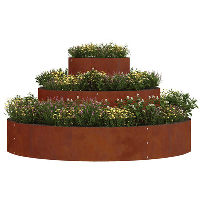 Garten-Pflanzgefäß Rostig 120 X 120 X 20 Cm