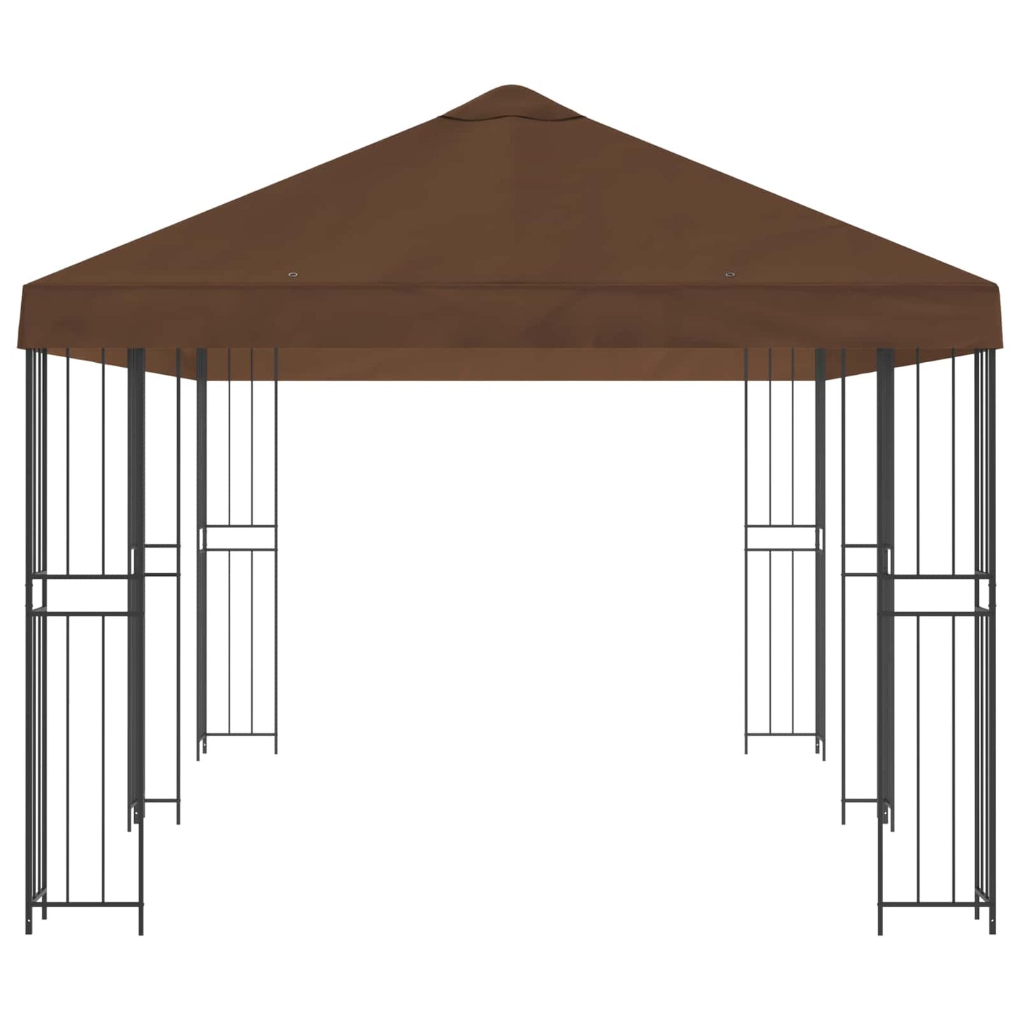 Pavillon Mit Seitenwänden 6 X 3 M Polyester Und Stahl 190