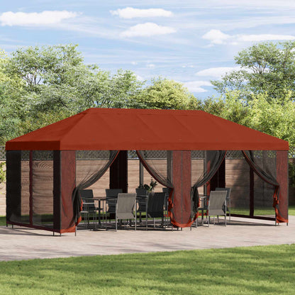 Garten Pavillon 6 X 3 M Polyester Und Stahl 190
