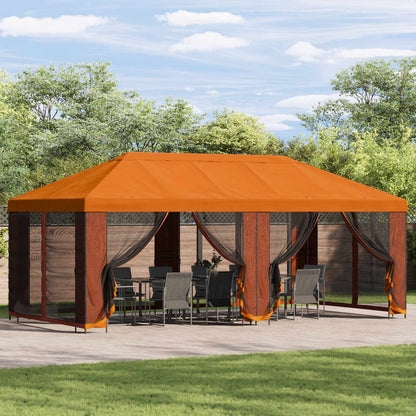 Garten Pavillon 6 X 3 M Polyester Und Stahl 190