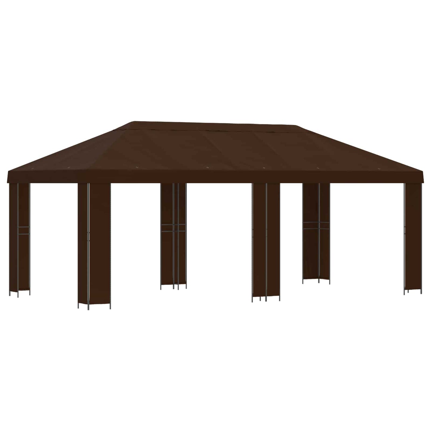 Garten Pavillon 6 X 3 M Polyester Und Stahl 190