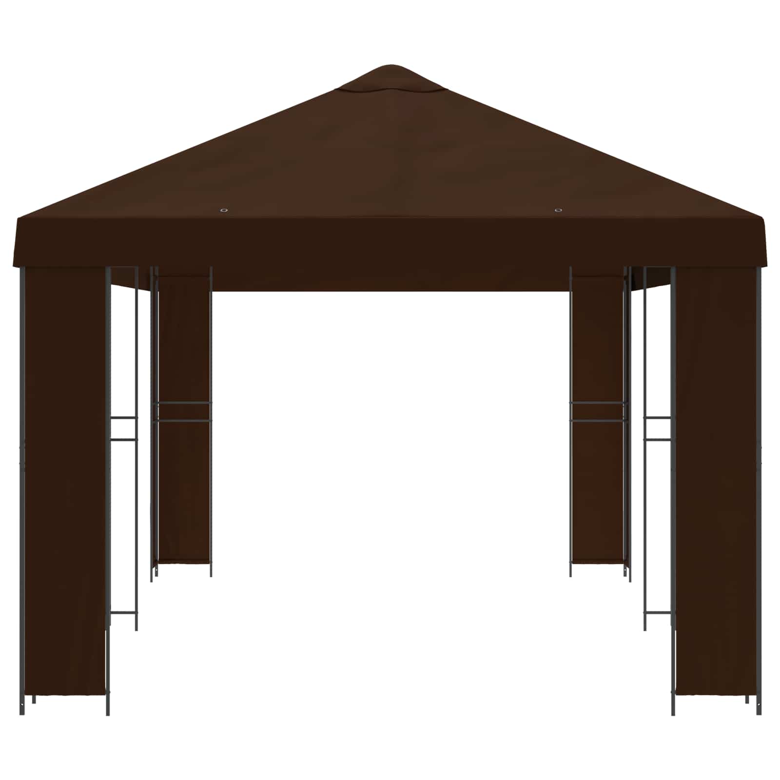 Garten Pavillon 6 X 3 M Polyester Und Stahl 190
