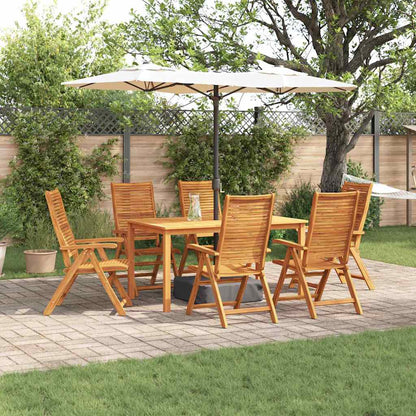 Garten Essgruppe 5 Pcs Braun Massivholz Akazie