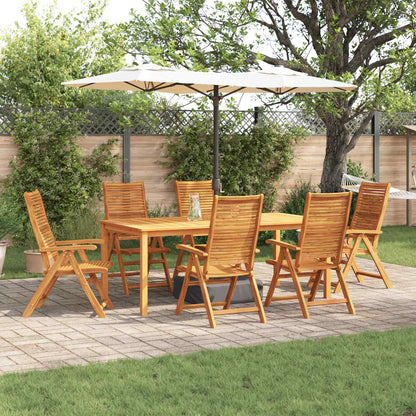 Garten Essgruppe 5 Pcs Braun Massivholz Akazie