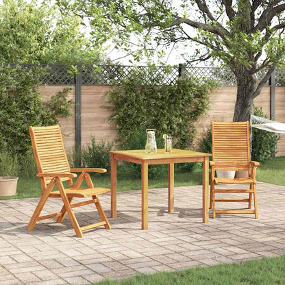 Garten Essgruppe 5 Pcs Braun Massivholz Akazie