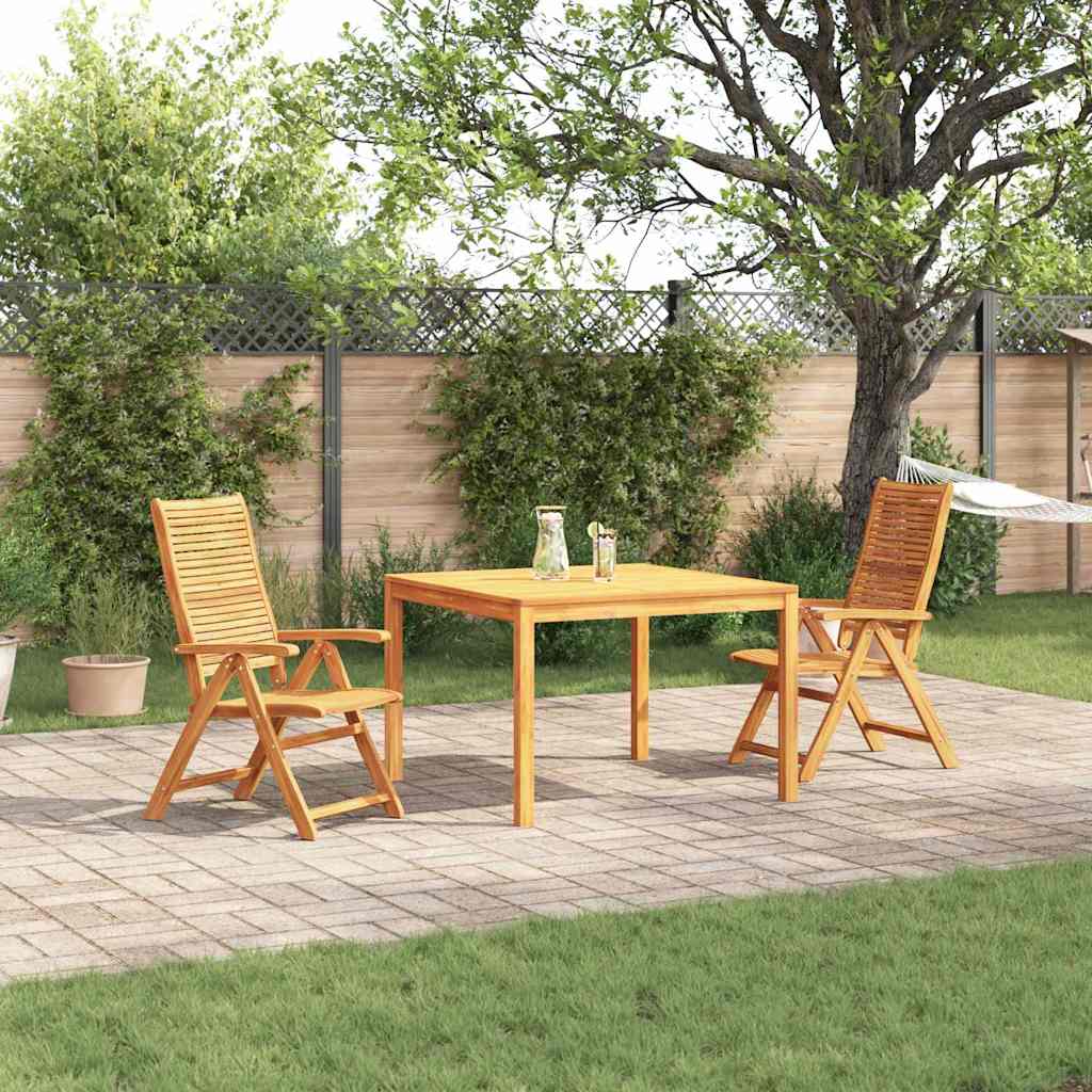 Garten Essgruppe 5 Pcs Braun Massivholz Akazie