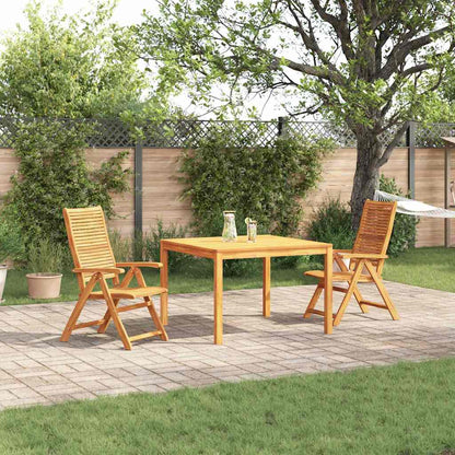 Garten Essgruppe 5 Pcs Braun Massivholz Akazie