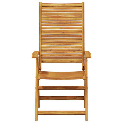 Garten Essgruppe 5 Pcs Braun Massivholz Akazie