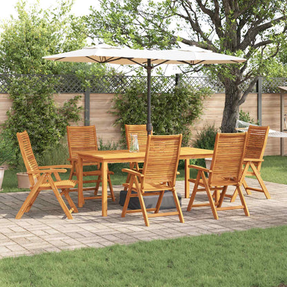 Garten Essgruppe 5 Pcs Braun Massivholz Akazie