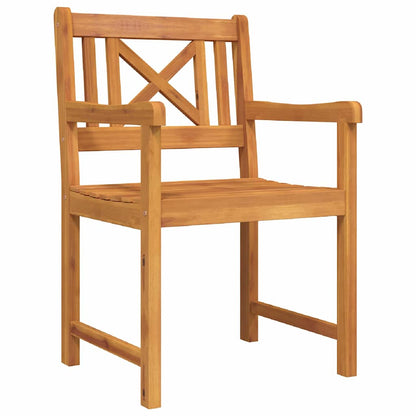 Garten Essgruppe 9 Pcs Braun Massivholz Akazie