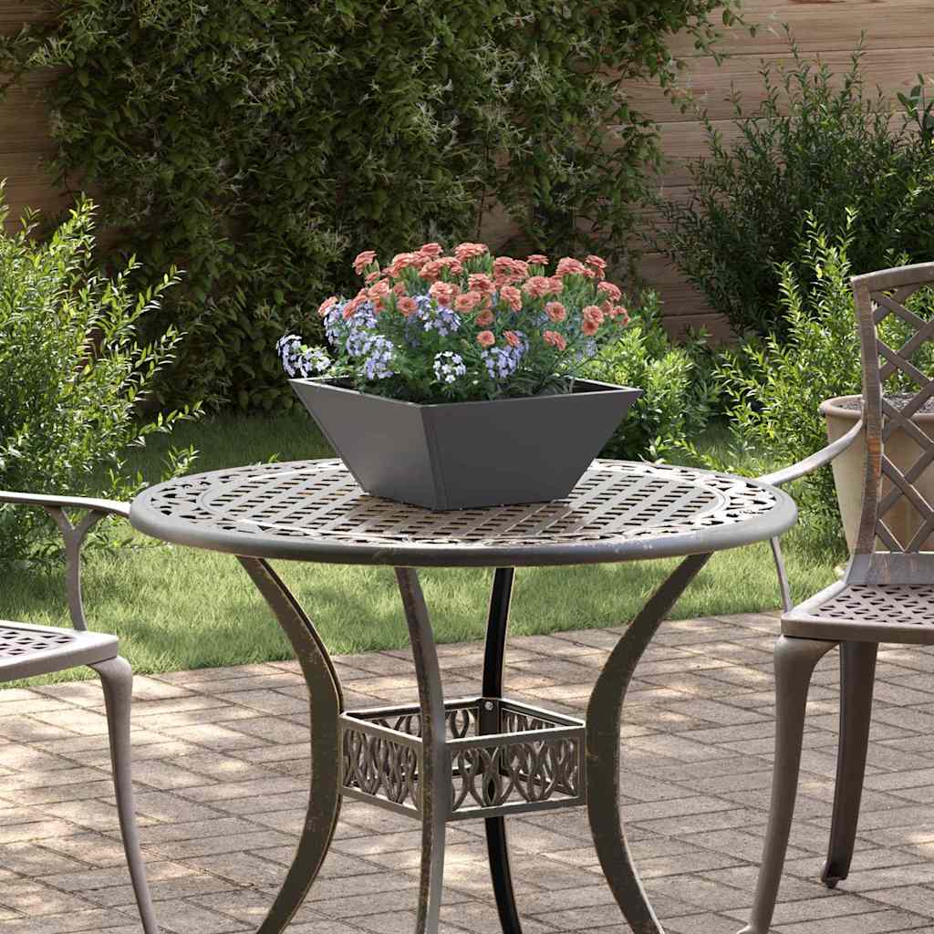 Garten-Pflanzgefäß Silber