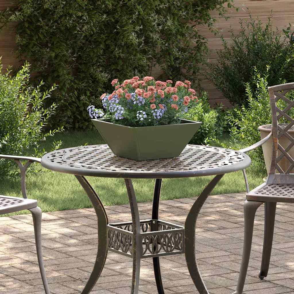 Garten-Pflanzgefäß Silber