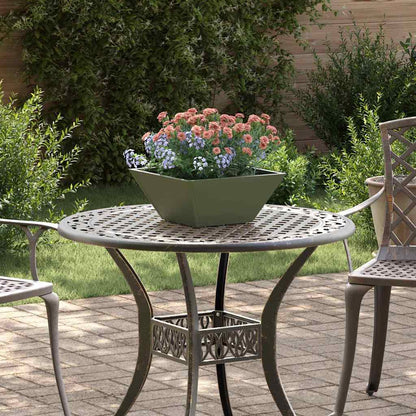 Garten-Pflanzgefäß Silber
