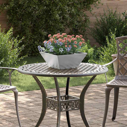 Garten-Pflanzgefäß Silber