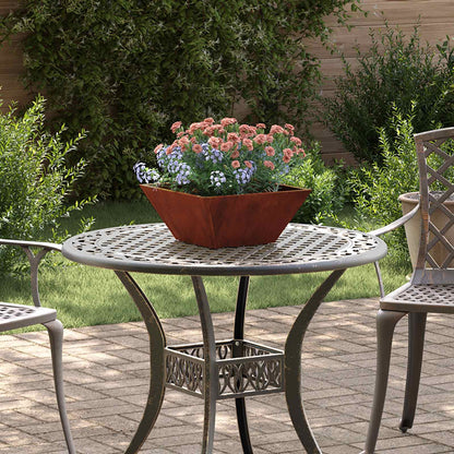 Garten-Pflanzgefäß Silber