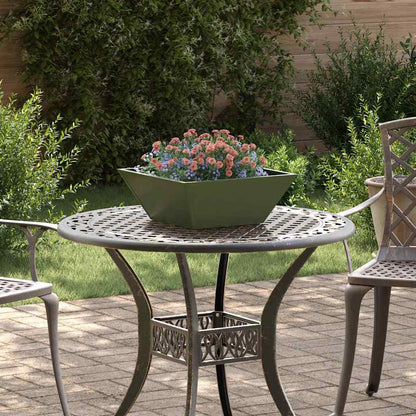 Garten-Pflanzgefäß Silber