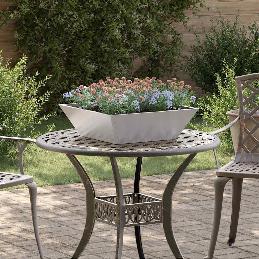 Garten-Pflanzgefäß Silber