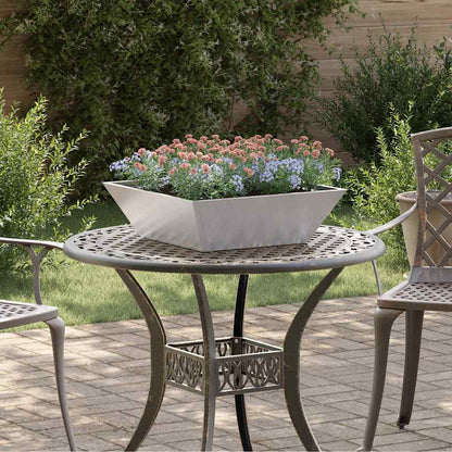 Garten-Pflanzgefäß Silber