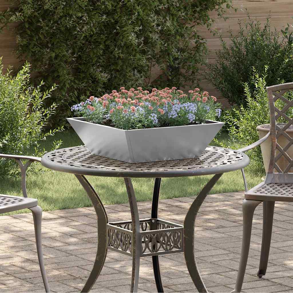 Garten-Pflanzgefäß Silber