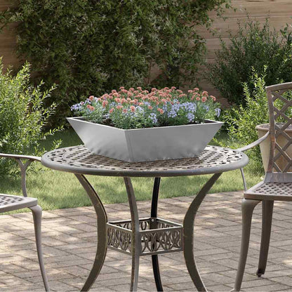 Garten-Pflanzgefäß Silber
