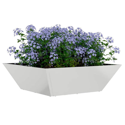 Garten-Pflanzgefäß Silber