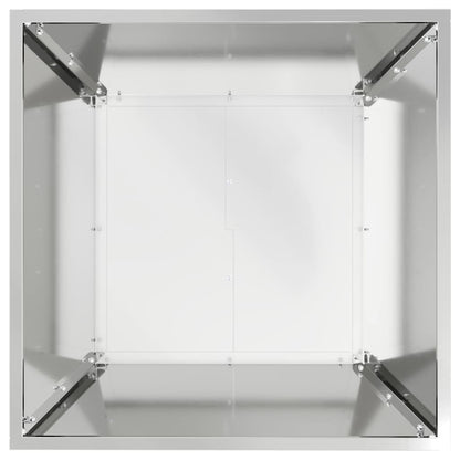 Garten-Pflanzgefäß Silber