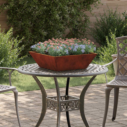 Garten-Pflanzgefäß Silber