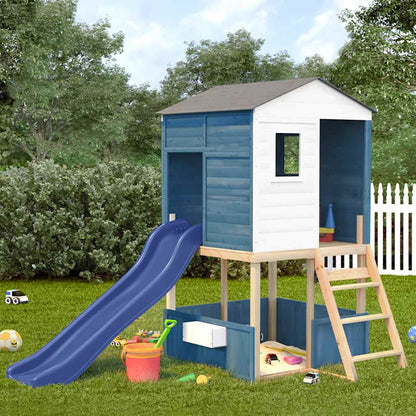 Spielturm Massivholz Tanne