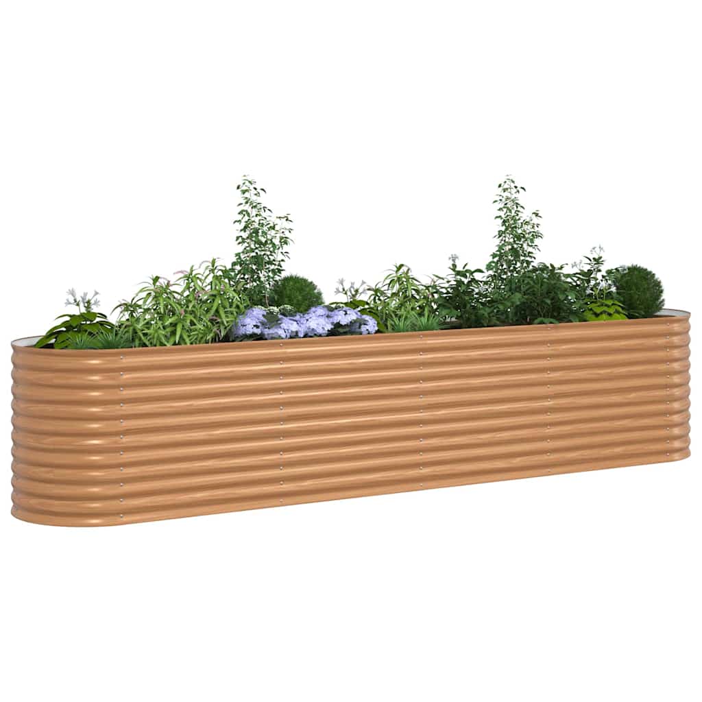 Hochbeet Braun Stahl