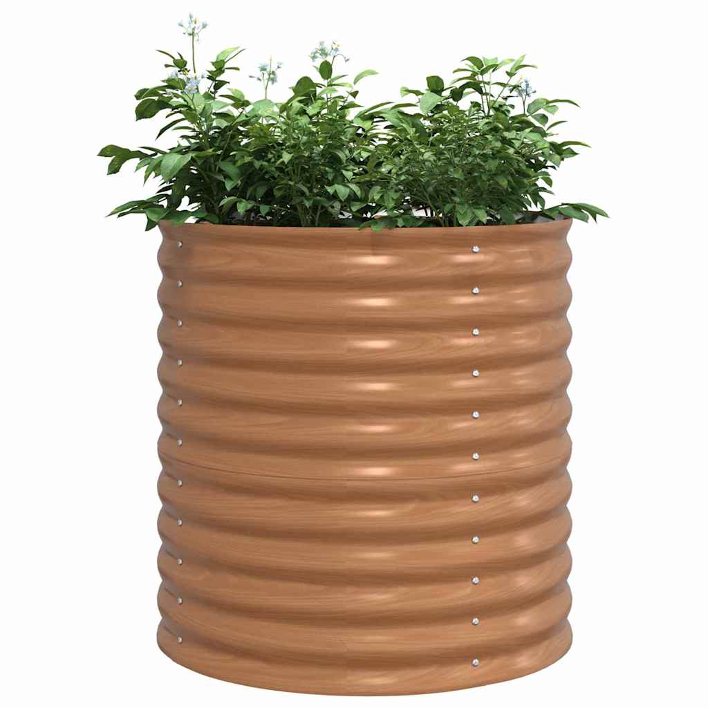 Hochbeet Braun Stahl