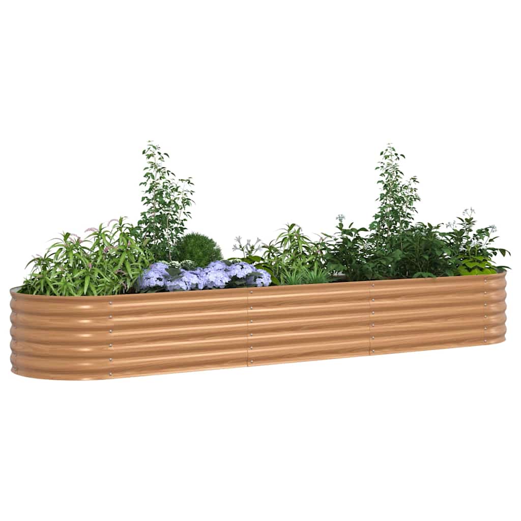 Hochbeet Braun Stahl