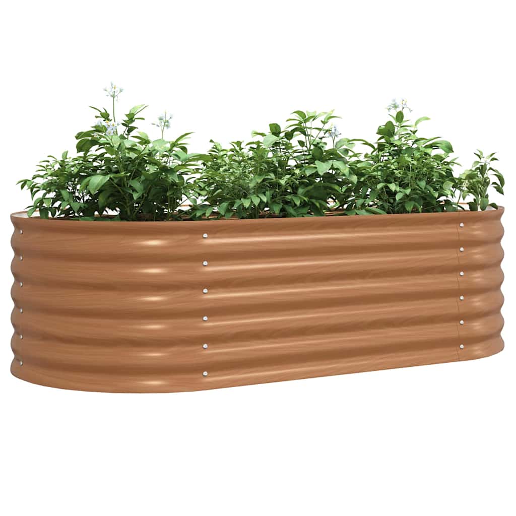Hochbeet Braun Stahl