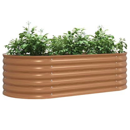 Hochbeet Braun Stahl