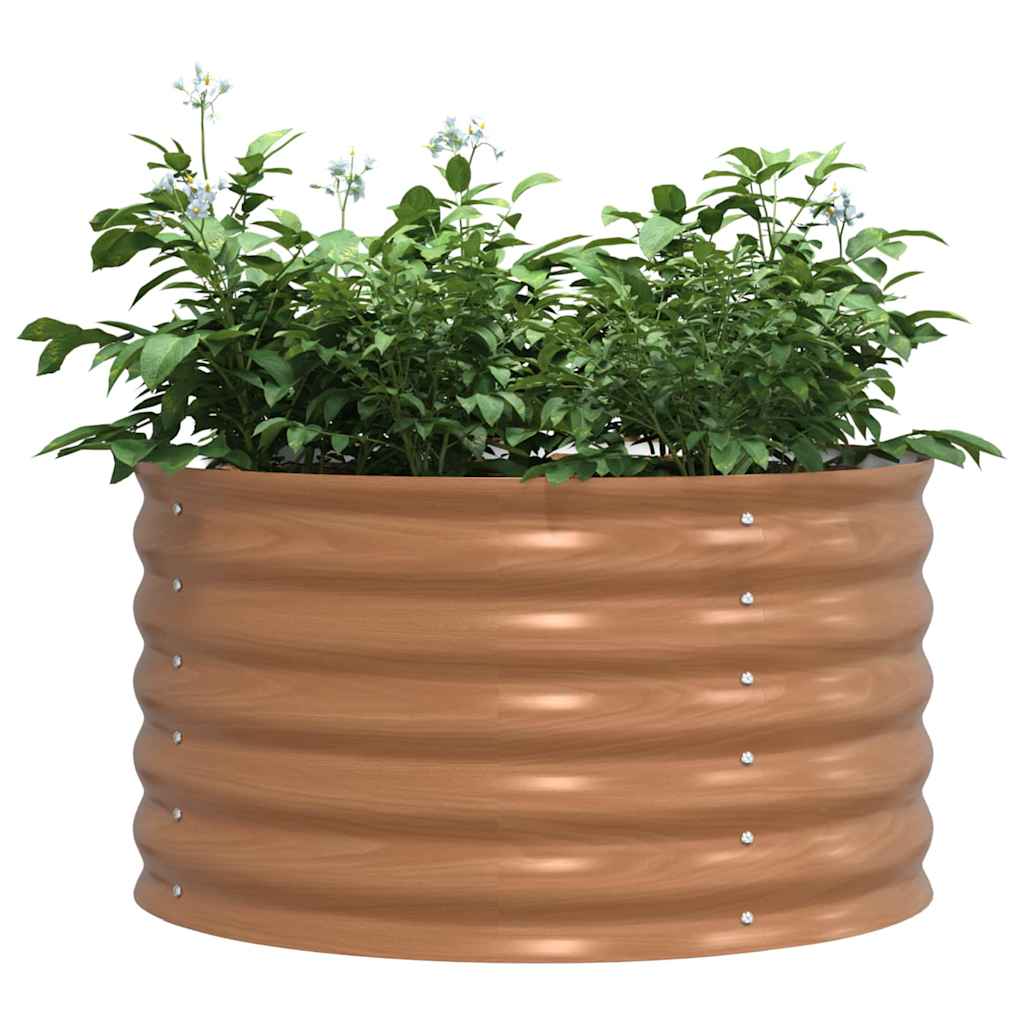 Hochbeet Braun Stahl