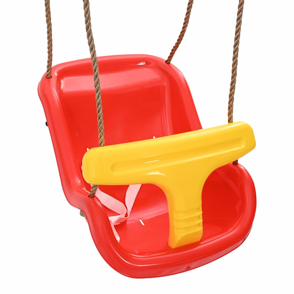Baby Schaukel 2 Pcs Rot 36 X 43 X 42 Cm Kunststoff