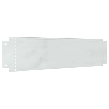 Rasenkanten 5 Pcs Silber 100 X 25 X 0,07 Cm Verzinkter Stahl