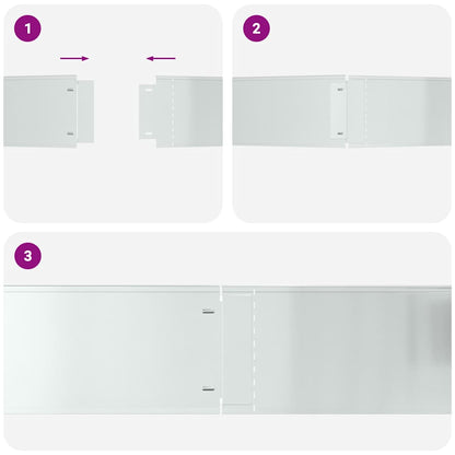 Rasenkanten 10 Pcs Silber 100 X 25 X 0,07 Cm Verzinkter Stahl