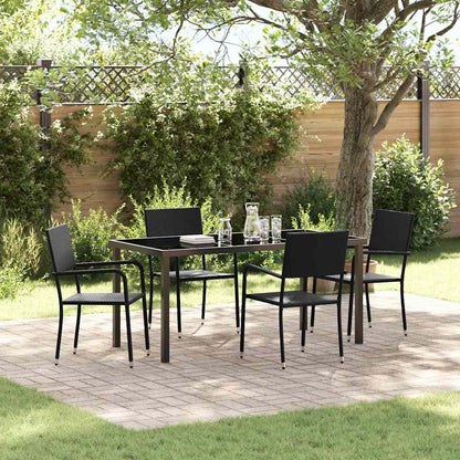 Garten Essgruppe Mit Kissen 9 Pcs Poly-Rattan