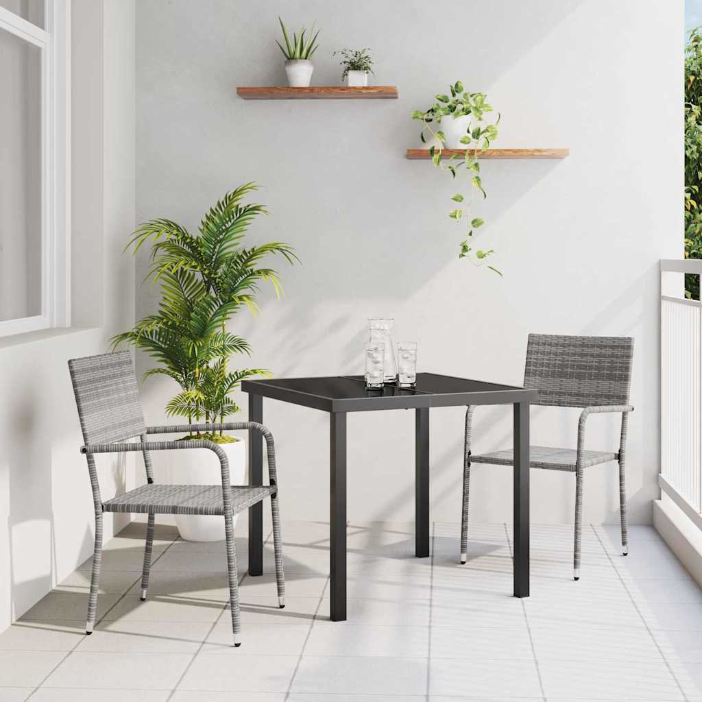 Garten Essgruppe Mit Kissen 9 Pcs Poly-Rattan
