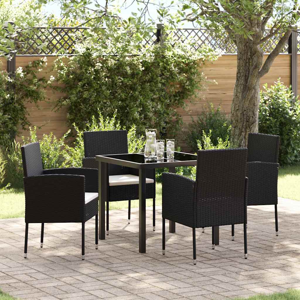 Garten Essgruppe Mit Kissen 7 Pcs Poly-Rattan