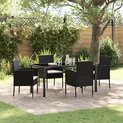 Garten Essgruppe Mit Kissen 7 Pcs Poly-Rattan